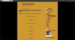 Desktop Screenshot of johnhowguitars.blogspot.com