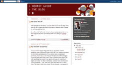 Desktop Screenshot of hermitguide.blogspot.com