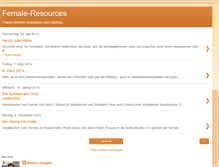 Tablet Screenshot of female-resources.blogspot.com