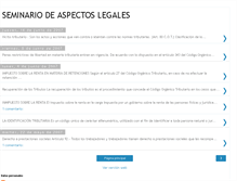 Tablet Screenshot of joseminarioaspectoslegales.blogspot.com