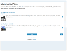 Tablet Screenshot of motorcycle-pass.blogspot.com
