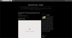 Desktop Screenshot of beautifulseed.blogspot.com