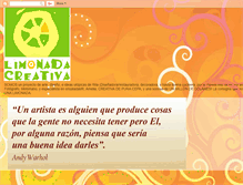 Tablet Screenshot of limonadacreativa.blogspot.com