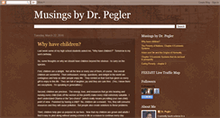 Desktop Screenshot of peglermusings.blogspot.com