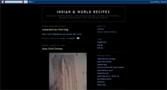 Desktop Screenshot of indian-recipes.blogspot.com