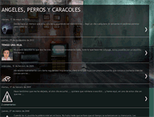 Tablet Screenshot of angelesperrosycaracoles.blogspot.com