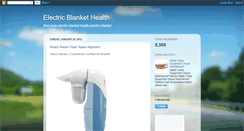 Desktop Screenshot of electric-blanket-health.blogspot.com