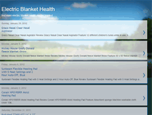 Tablet Screenshot of electric-blanket-health.blogspot.com