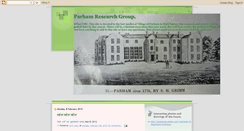 Desktop Screenshot of parhamresearchgroup.blogspot.com