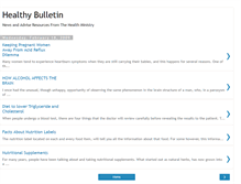 Tablet Screenshot of healthy-bulletin.blogspot.com