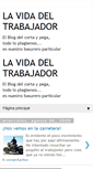 Mobile Screenshot of lavidadeltrabajador.blogspot.com