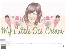 Tablet Screenshot of mylittleicecream.blogspot.com