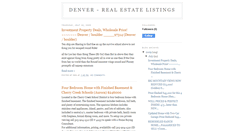 Desktop Screenshot of denver-realestatelistings.blogspot.com