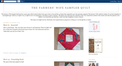 Desktop Screenshot of farmerswifequilt.blogspot.com