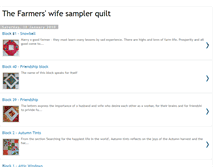 Tablet Screenshot of farmerswifequilt.blogspot.com