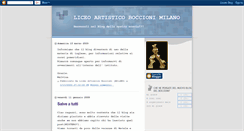 Desktop Screenshot of liceoartisticoboccioni.blogspot.com