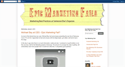 Desktop Screenshot of epicmarketingfails.blogspot.com