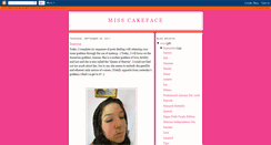 Desktop Screenshot of misscakeface-misscakeface.blogspot.com