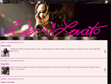 Tablet Screenshot of demi-dlovato.blogspot.com