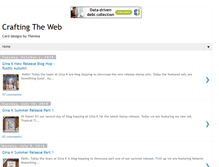 Tablet Screenshot of craftingtheweb.blogspot.com