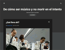 Tablet Screenshot of decomosermusicoynomorirenelintento.blogspot.com