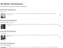 Tablet Screenshot of poetry-unlimited.blogspot.com
