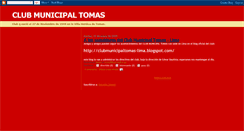 Desktop Screenshot of clubmunicipaltomas.blogspot.com