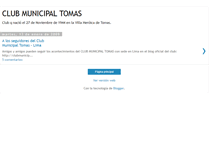 Tablet Screenshot of clubmunicipaltomas.blogspot.com