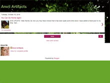 Tablet Screenshot of anvilartifacts.blogspot.com