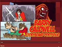 Tablet Screenshot of barrycaldwellstoryboard.blogspot.com