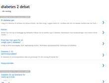 Tablet Screenshot of diabetes2debat.blogspot.com