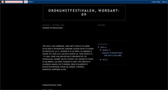 Desktop Screenshot of ordkunst.blogspot.com