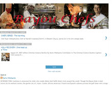 Tablet Screenshot of bayouchefs.blogspot.com