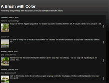 Tablet Screenshot of mattswatercolor.blogspot.com