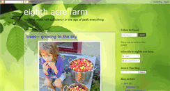 Desktop Screenshot of eighthacrefarm.blogspot.com