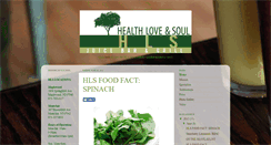 Desktop Screenshot of healthloveandsoul.blogspot.com