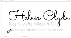 Desktop Screenshot of helenclyde.blogspot.com