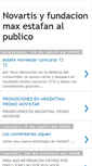 Mobile Screenshot of denunciacontranovartisyfundacionmax.blogspot.com