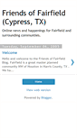 Mobile Screenshot of fairfieldcypresstx.blogspot.com