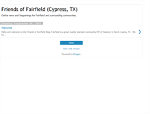 Tablet Screenshot of fairfieldcypresstx.blogspot.com