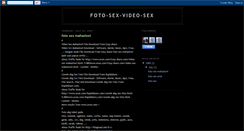 Desktop Screenshot of foto-sex-video-sex.blogspot.com