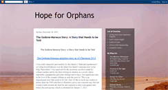 Desktop Screenshot of orphans-rainbow.blogspot.com