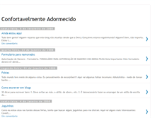 Tablet Screenshot of confortavelmenteadormecido.blogspot.com