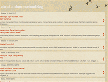 Tablet Screenshot of christianhomeschoolblog.blogspot.com
