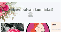 Desktop Screenshot of naistenpaivankunniaksi.blogspot.com