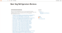 Desktop Screenshot of beerkegrefrigeratorsreviews.blogspot.com
