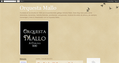 Desktop Screenshot of orquestamallo.blogspot.com