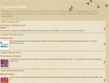 Tablet Screenshot of orquestamallo.blogspot.com