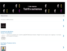 Tablet Screenshot of 1demarzo-todossumamos.blogspot.com