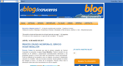 Desktop Screenshot of blogdecruceros.blogspot.com